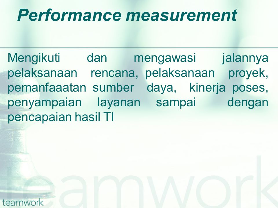 Performance measurement