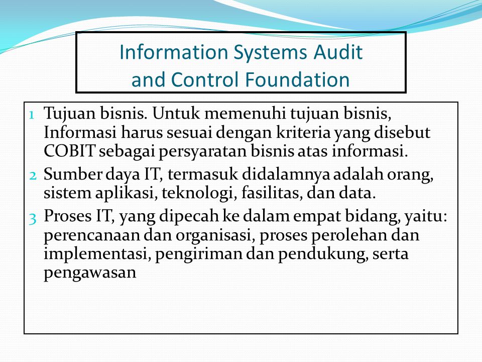 Information Systems Audit and Control Foundation