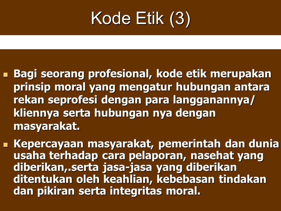 Kode Etik (3)