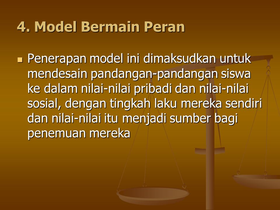 4. Model Bermain Peran