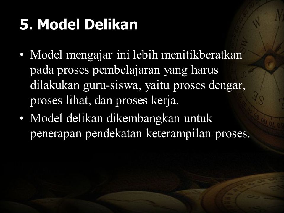 5. Model Delikan