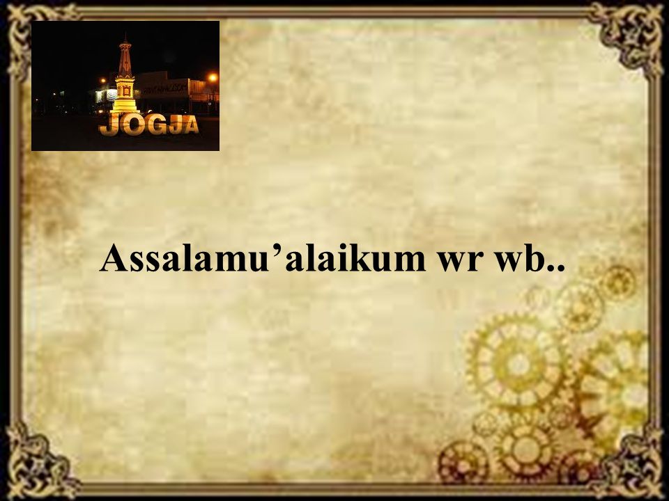 Assalamu’alaikum wr wb..