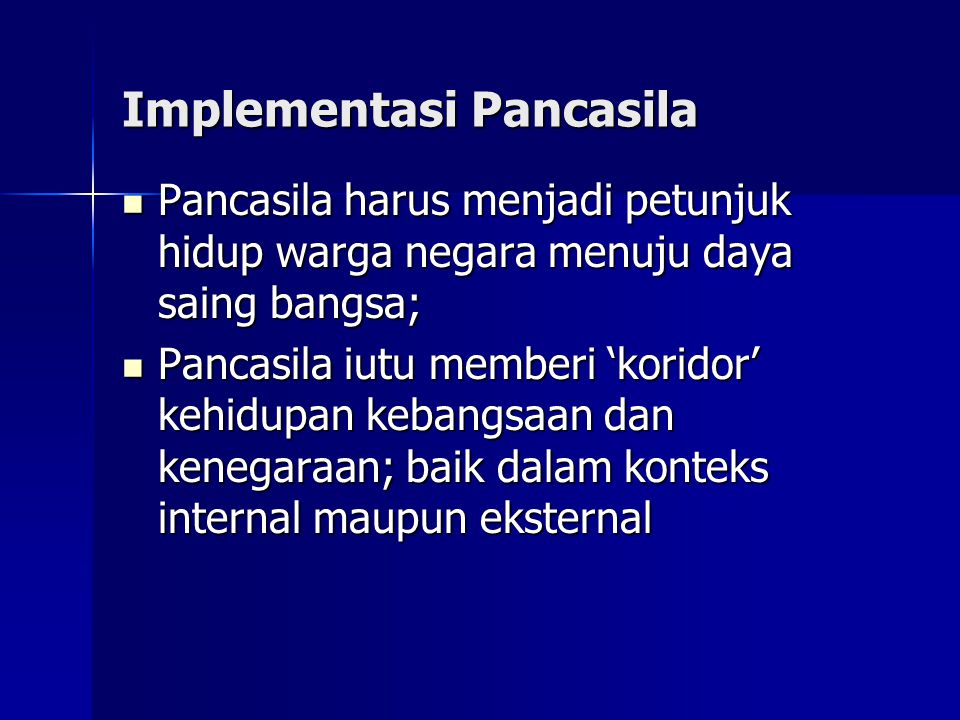 Implementasi Pancasila