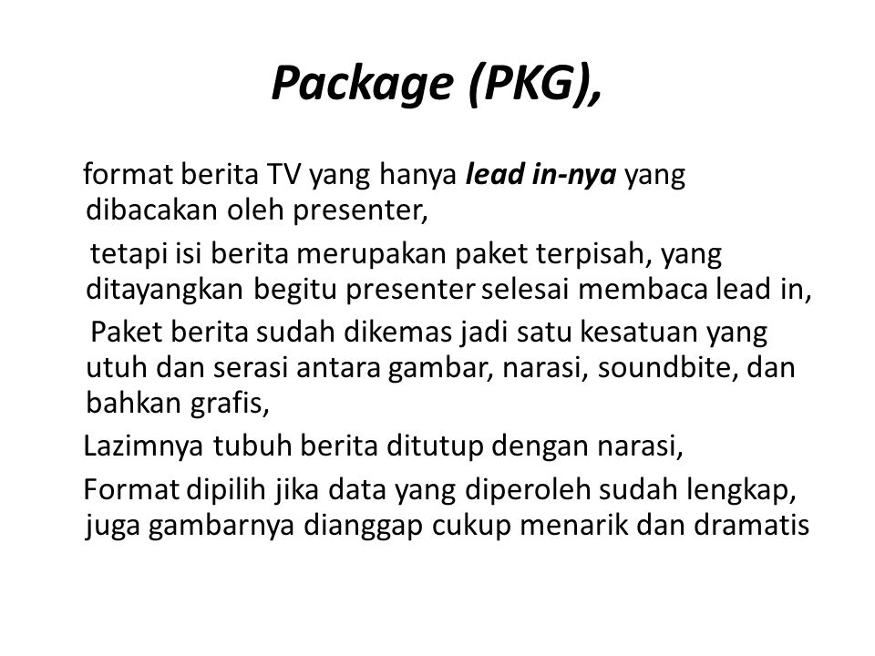 Pkg package