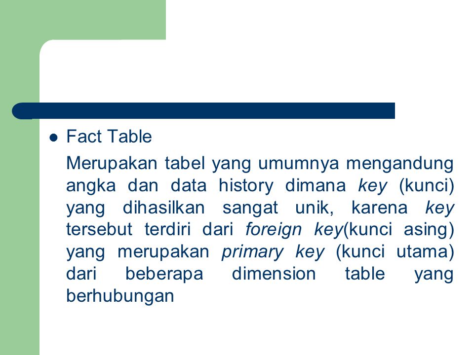 Fact Table