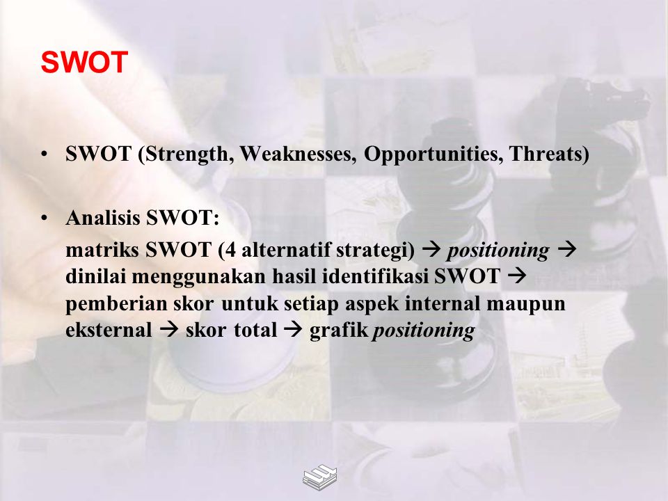 SWOT SWOT (Strength, Weaknesses, Opportunities, Threats)