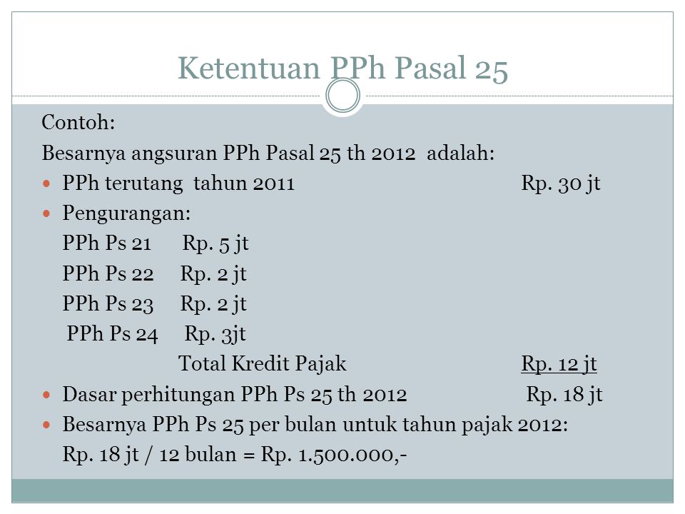 Contoh Soal Pph Pasal 22 Dan Jawabannya 2021