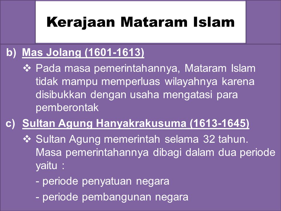 Kerajaan Mataram Islam