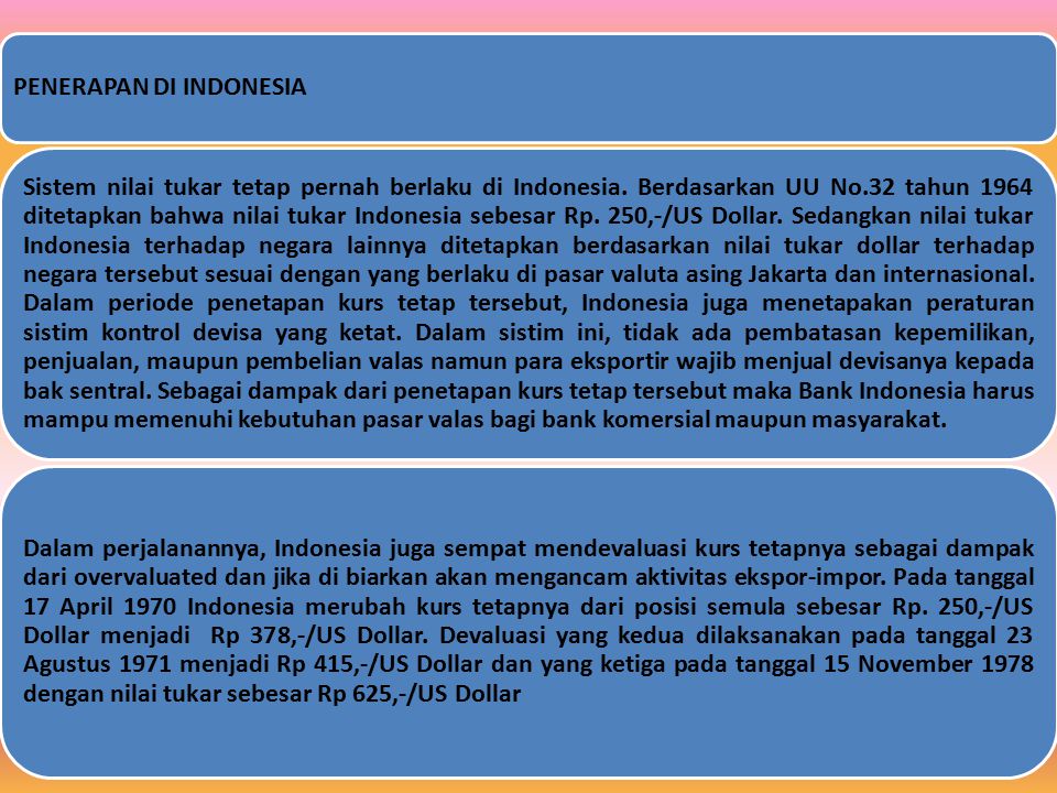 PENERAPAN DI INDONESIA