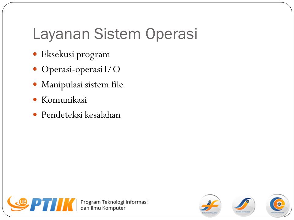 Layanan Sistem Operasi