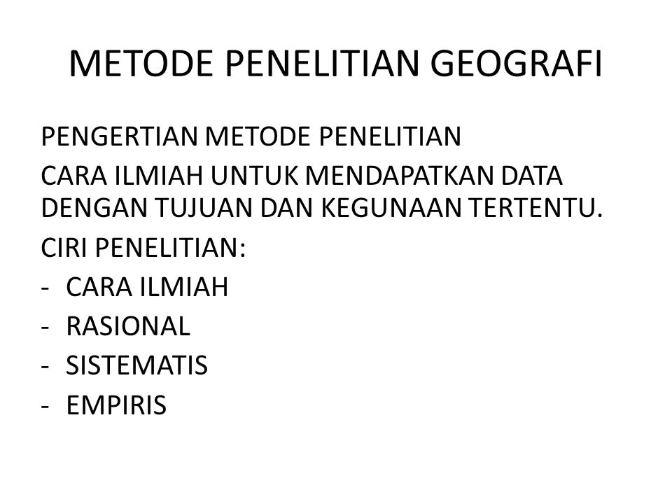 Filsafat Sains Geografi Ppt Download