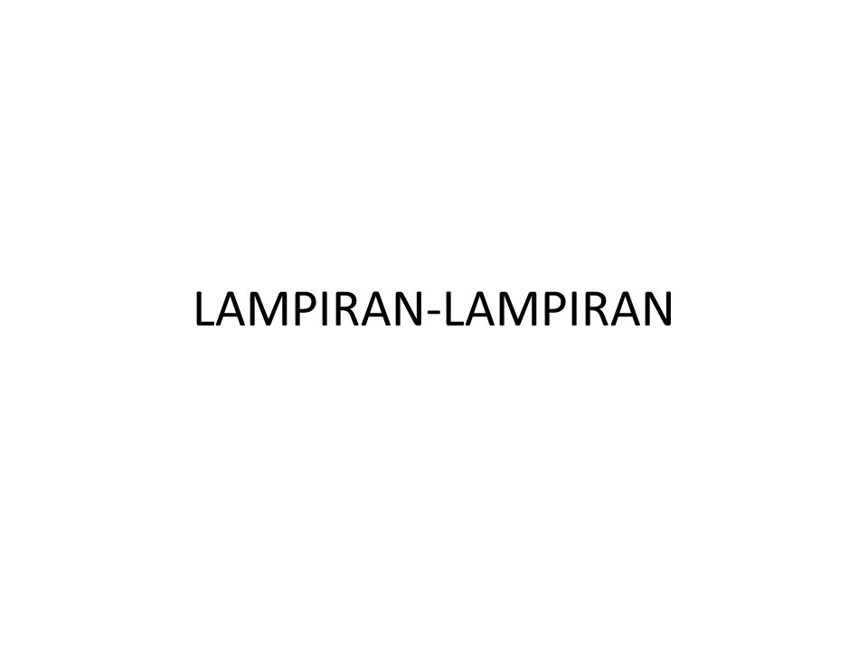 LAMPIRAN-LAMPIRAN