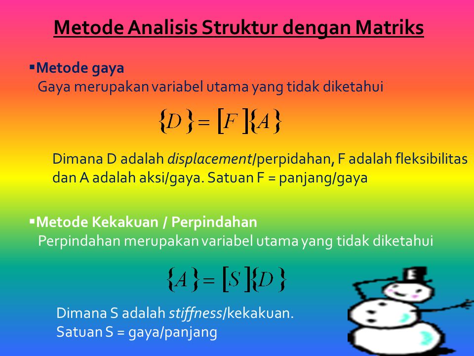 Metode Analisis Struktur dengan Matriks