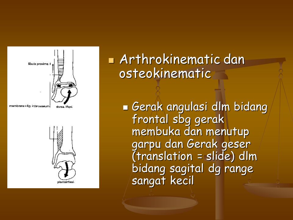 Arthrokinematic dan osteokinematic