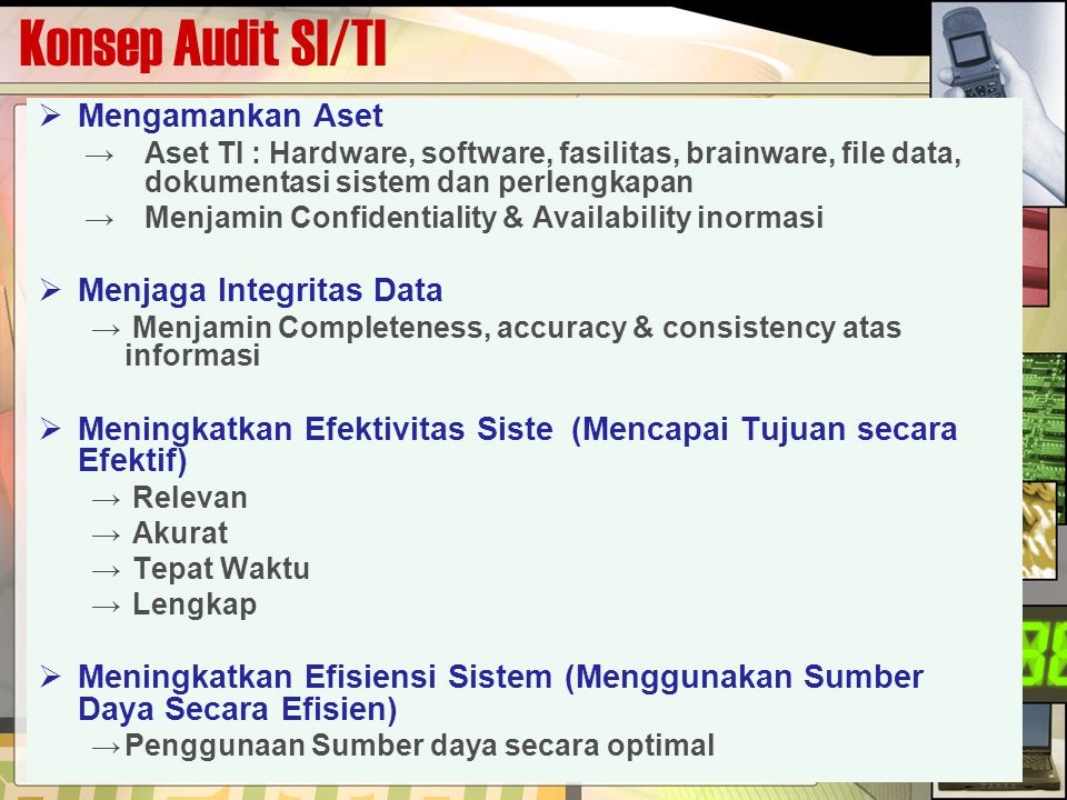 Konsep Audit SI/TI Mengamankan Aset Menjaga Integritas Data