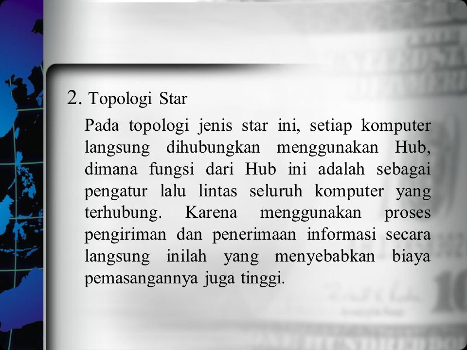 2. Topologi Star