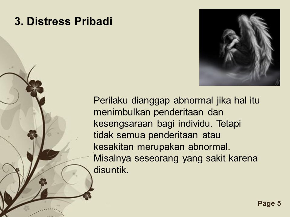 3. Distress Pribadi