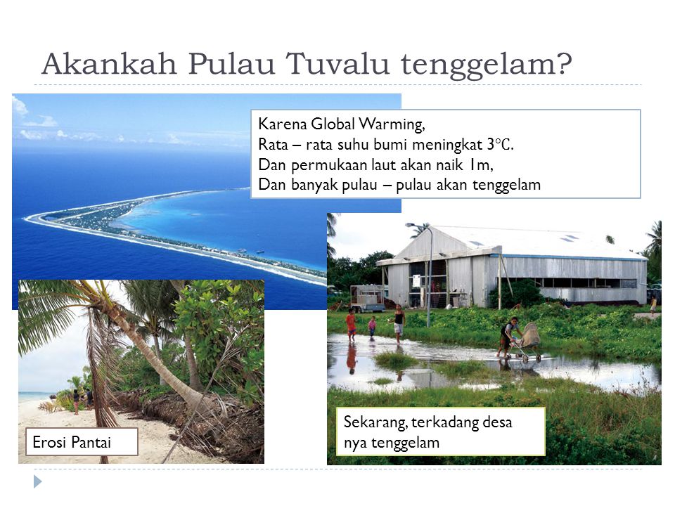 Akankah Pulau Tuvalu tenggelam