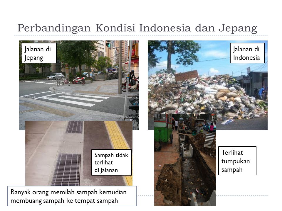 Perbandingan Kondisi Indonesia dan Jepang