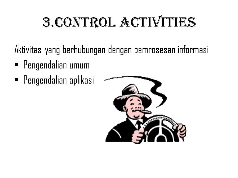 Controlled activities. Control activity.