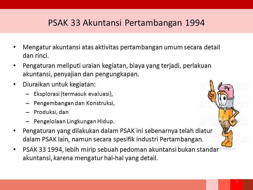 PSAK 33 Akuntansi Pertambangan 1994