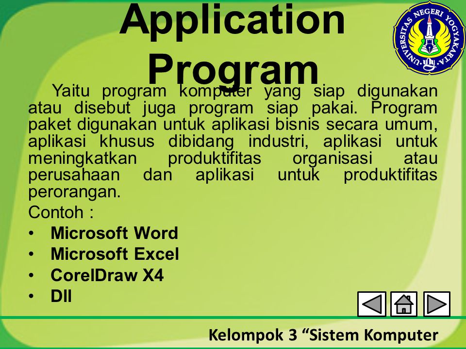 Application Program