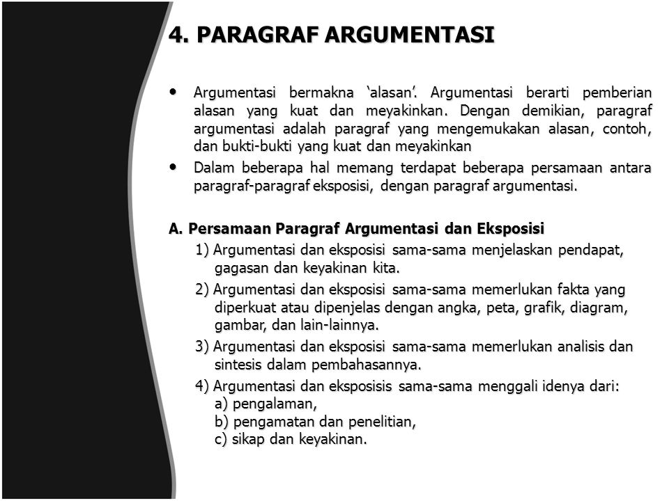 4. PARAGRAF ARGUMENTASI