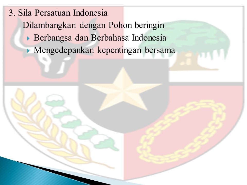 3. Sila Persatuan Indonesia