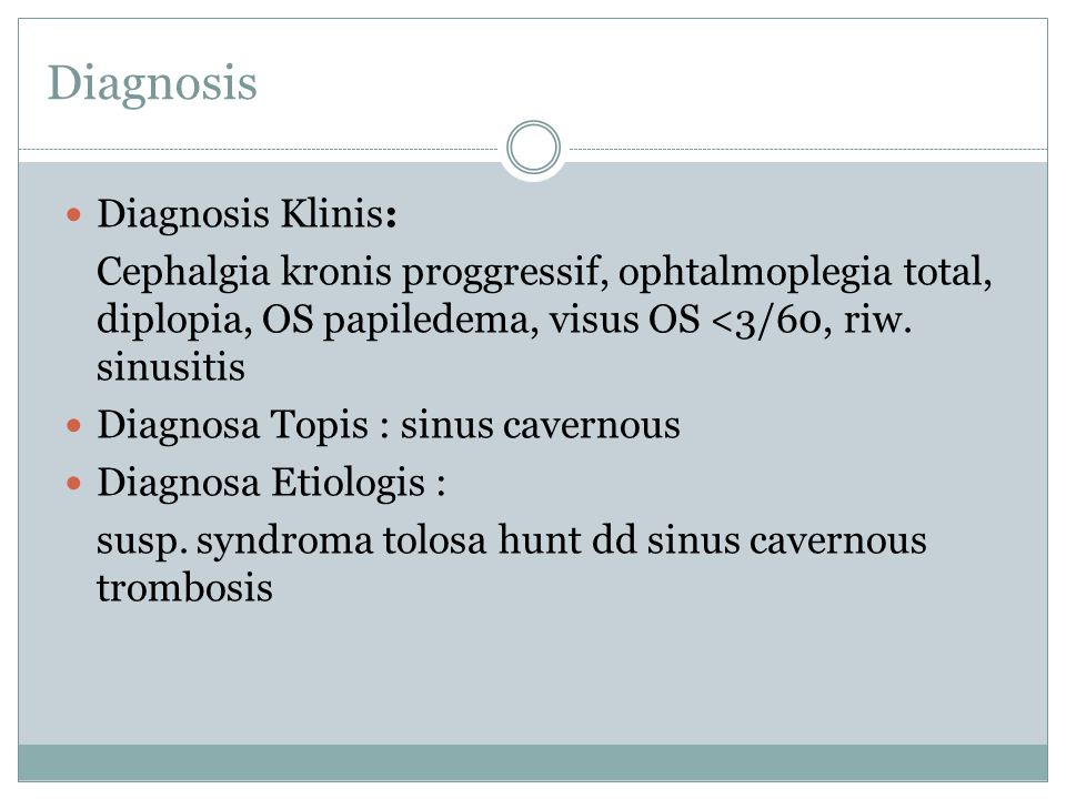Diagnosis Diagnosis Klinis: