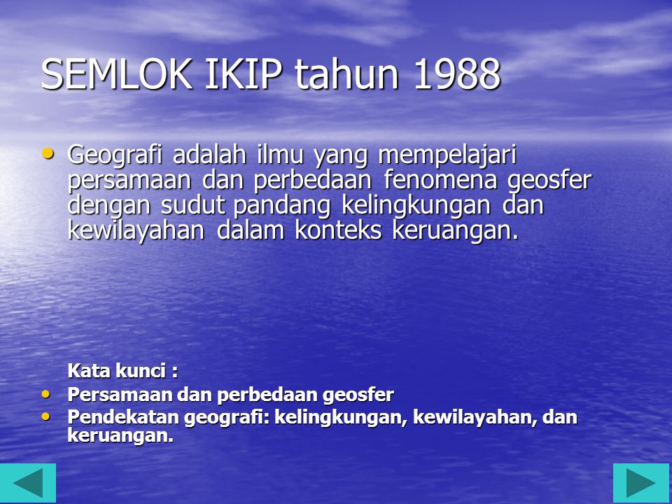 SEMLOK IKIP tahun 1988