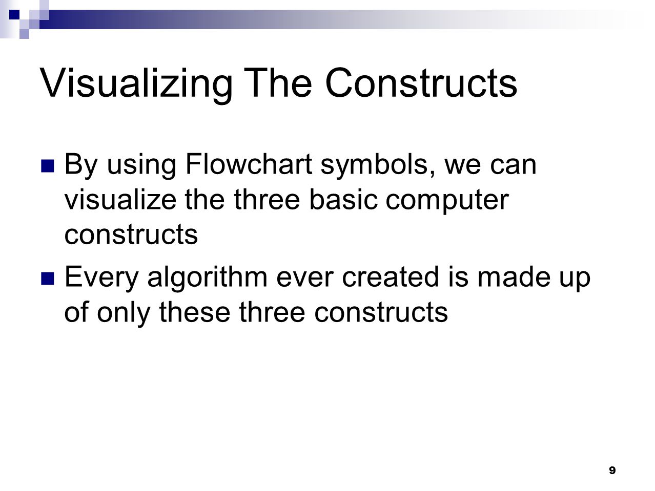 Visualizing The Constructs