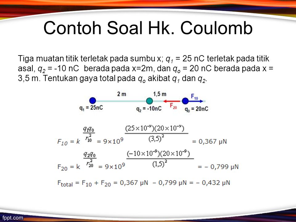 Contoh Soal Hk. Coulomb