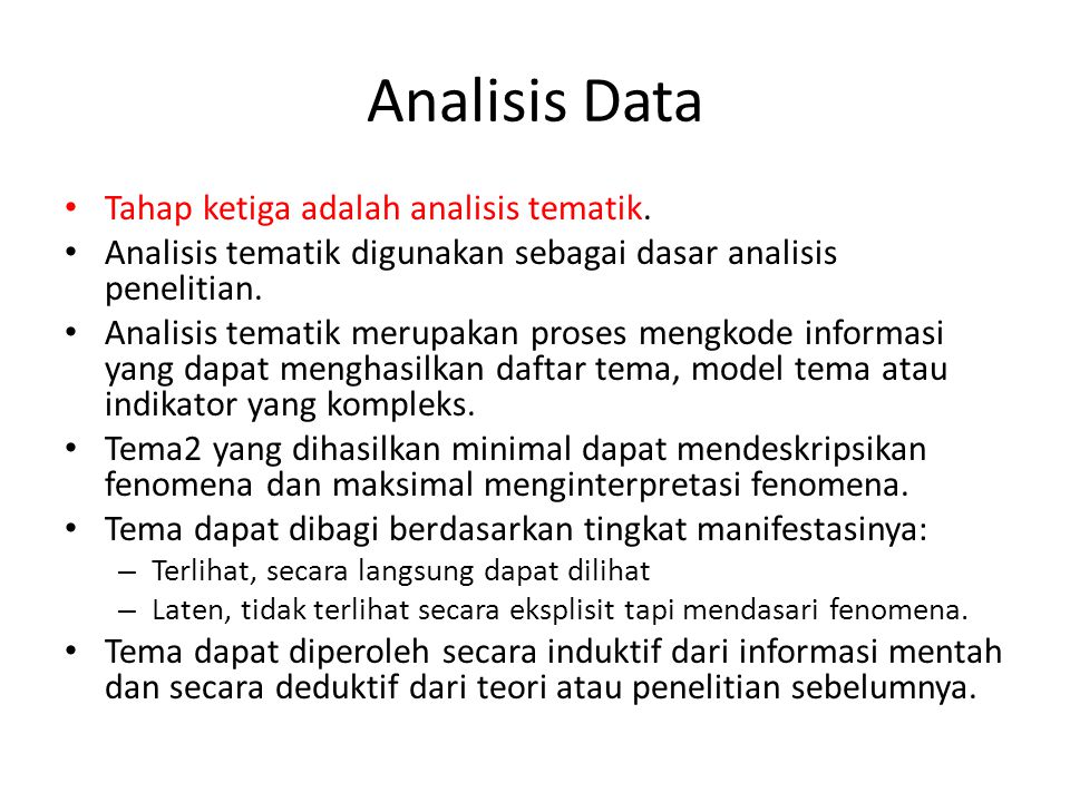 Analisis Data Penulisan Laporan Ppt Download
