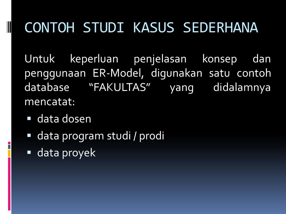 Contoh Database Sederhana