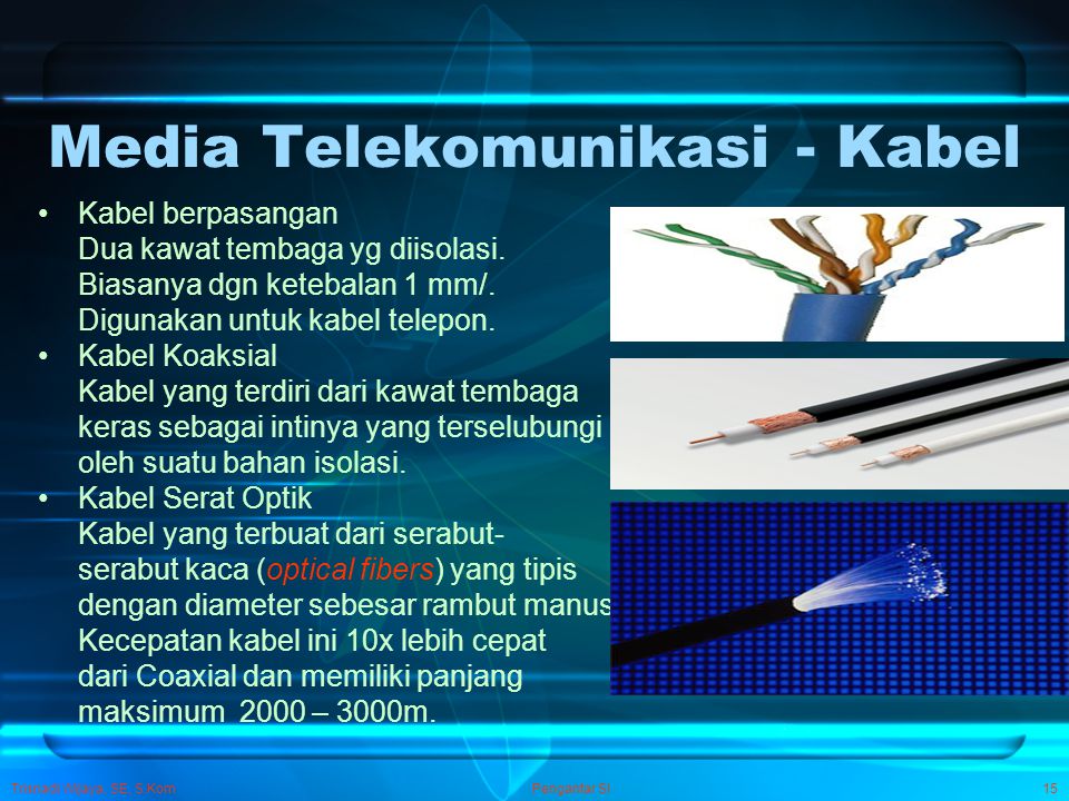 Media Telekomunikasi - Kabel