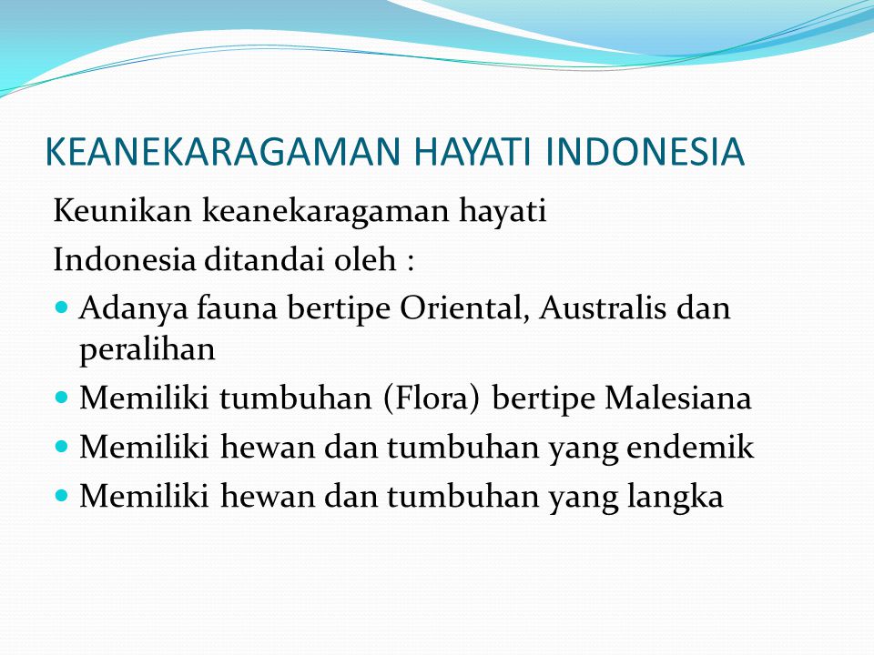KEANEKARAGAMAN HAYATI INDONESIA