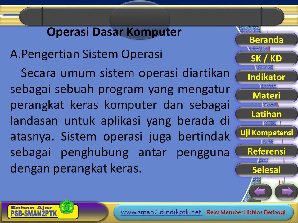 Operasi Dasar Komputer