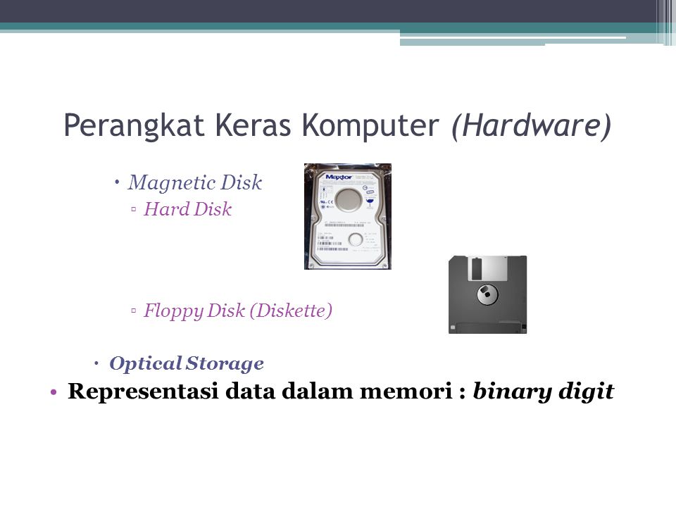 Perangkat Keras Komputer (Hardware)