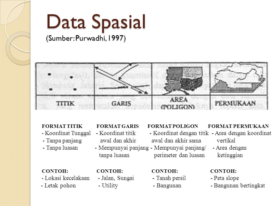 Model data spasial dalam sig