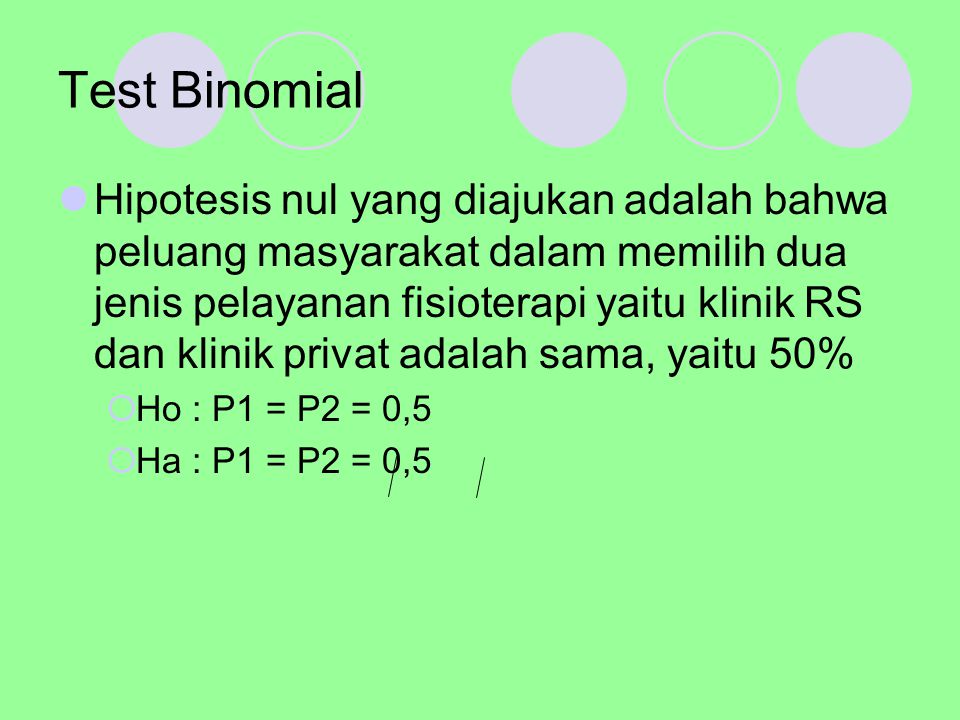 Test Binomial