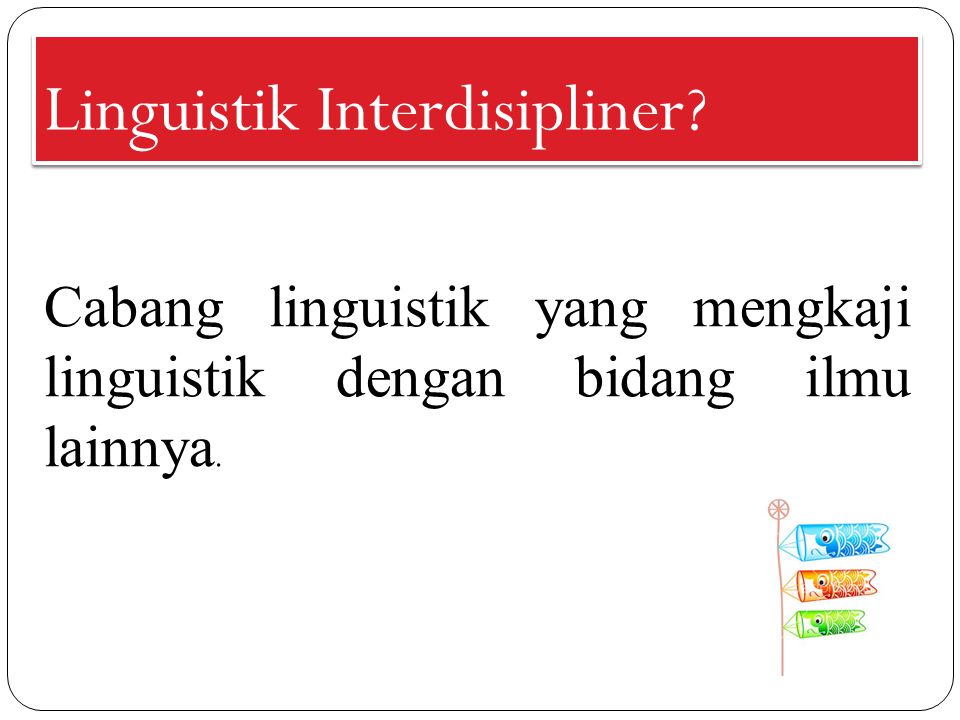 Linguistik Interdisipliner