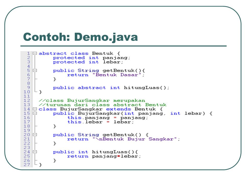 Java demo