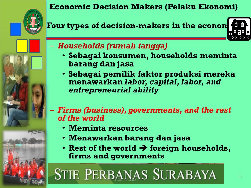 Economic Decision Makers (Pelaku Ekonomi)