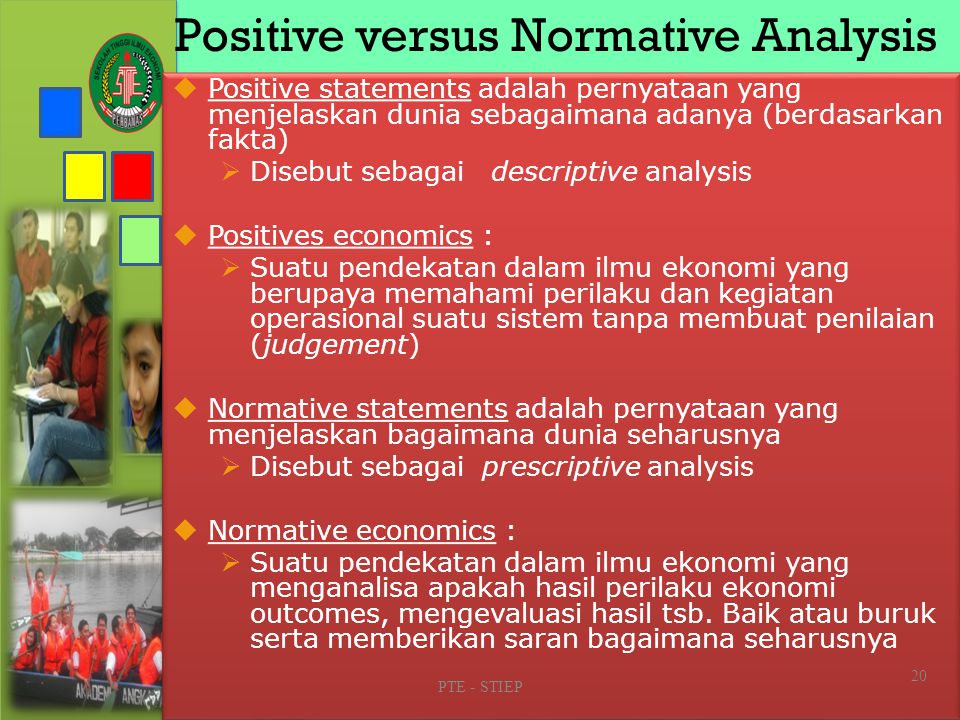 Positive versus Normative Analysis