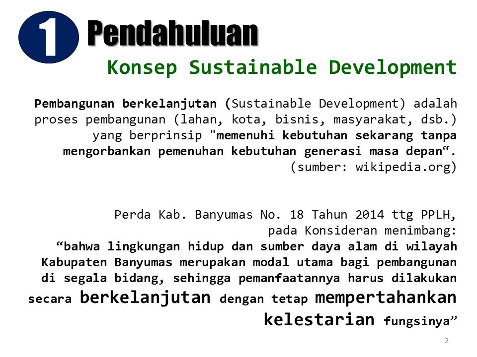 1 Pendahuluan Konsep Sustainable Development