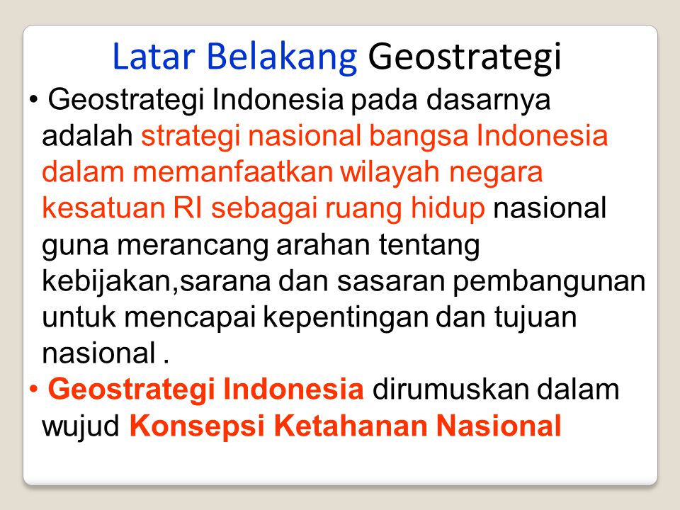 11+ Makalah Geostrategi Indonesia