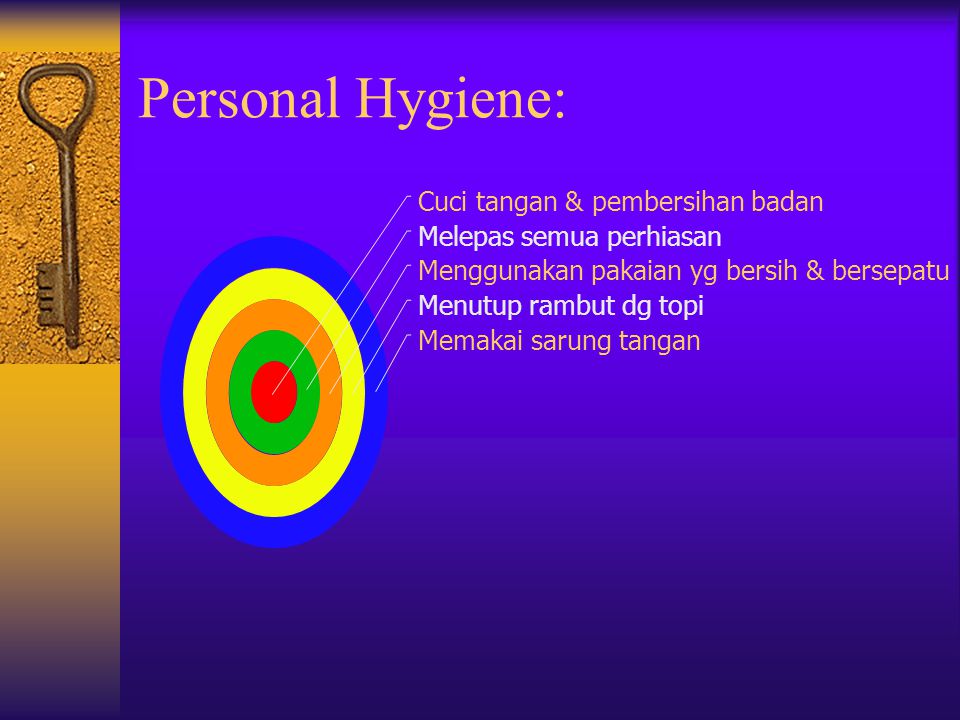 Personal Hygiene: