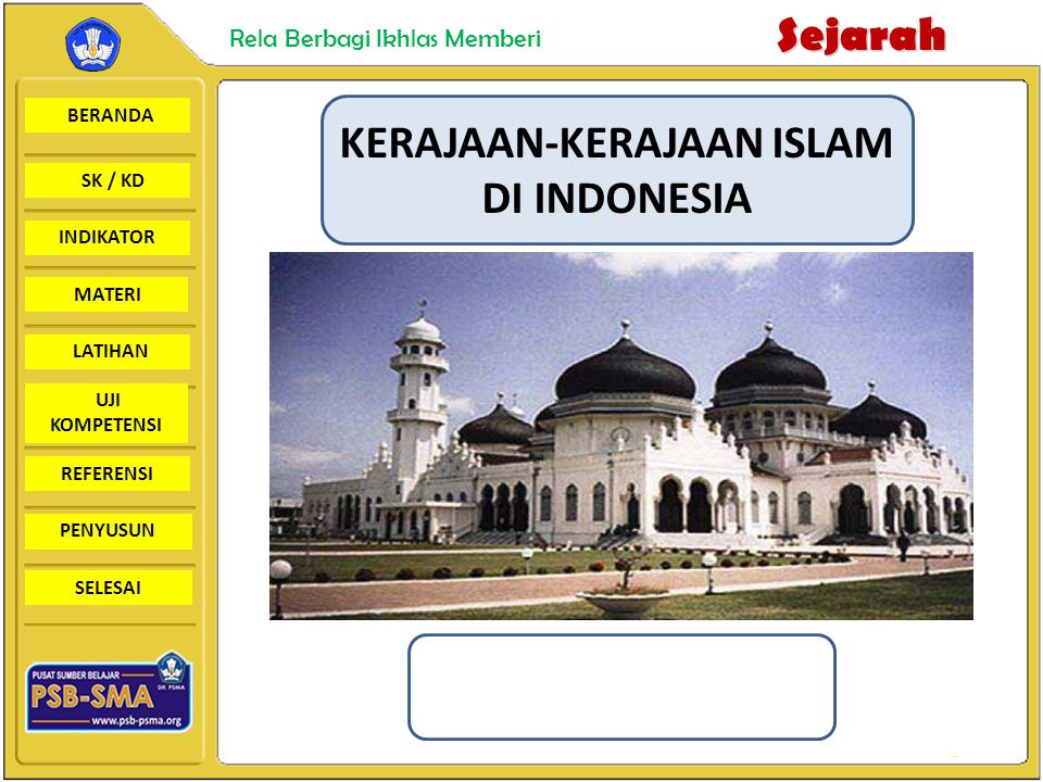 KERAJAAN-KERAJAAN ISLAM DI INDONESIA