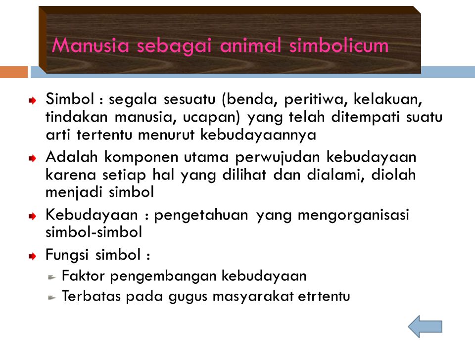Manusia sebagai animal simbolicum