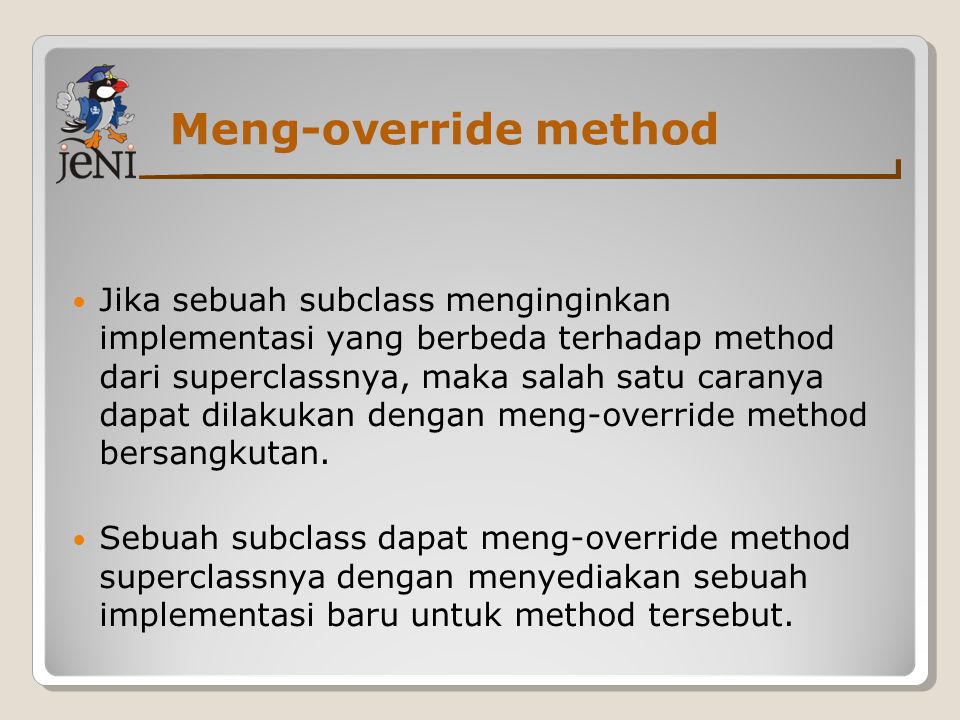 Meng-override method